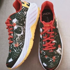 Hoka One One Kona Men 10 Palm Tropical Running Shoes 2016